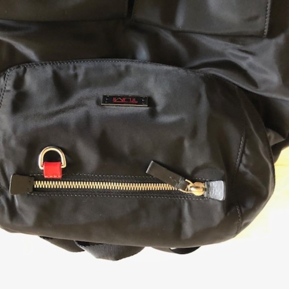 Tumi Voyager Nylon & Leather Backpack Black main image 6